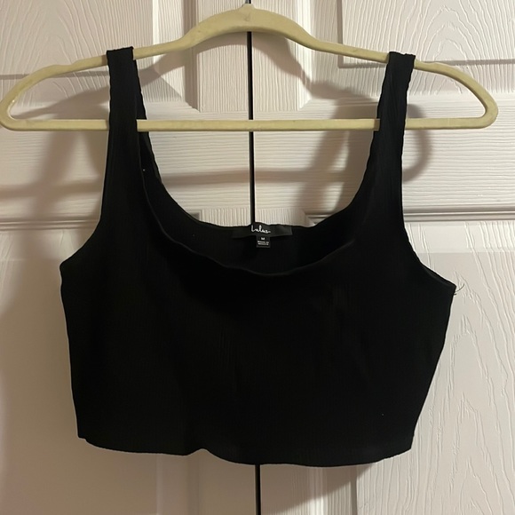 Lulus Black Ribbed Bodycon Two-Piece Dress - Picture 4 of 5